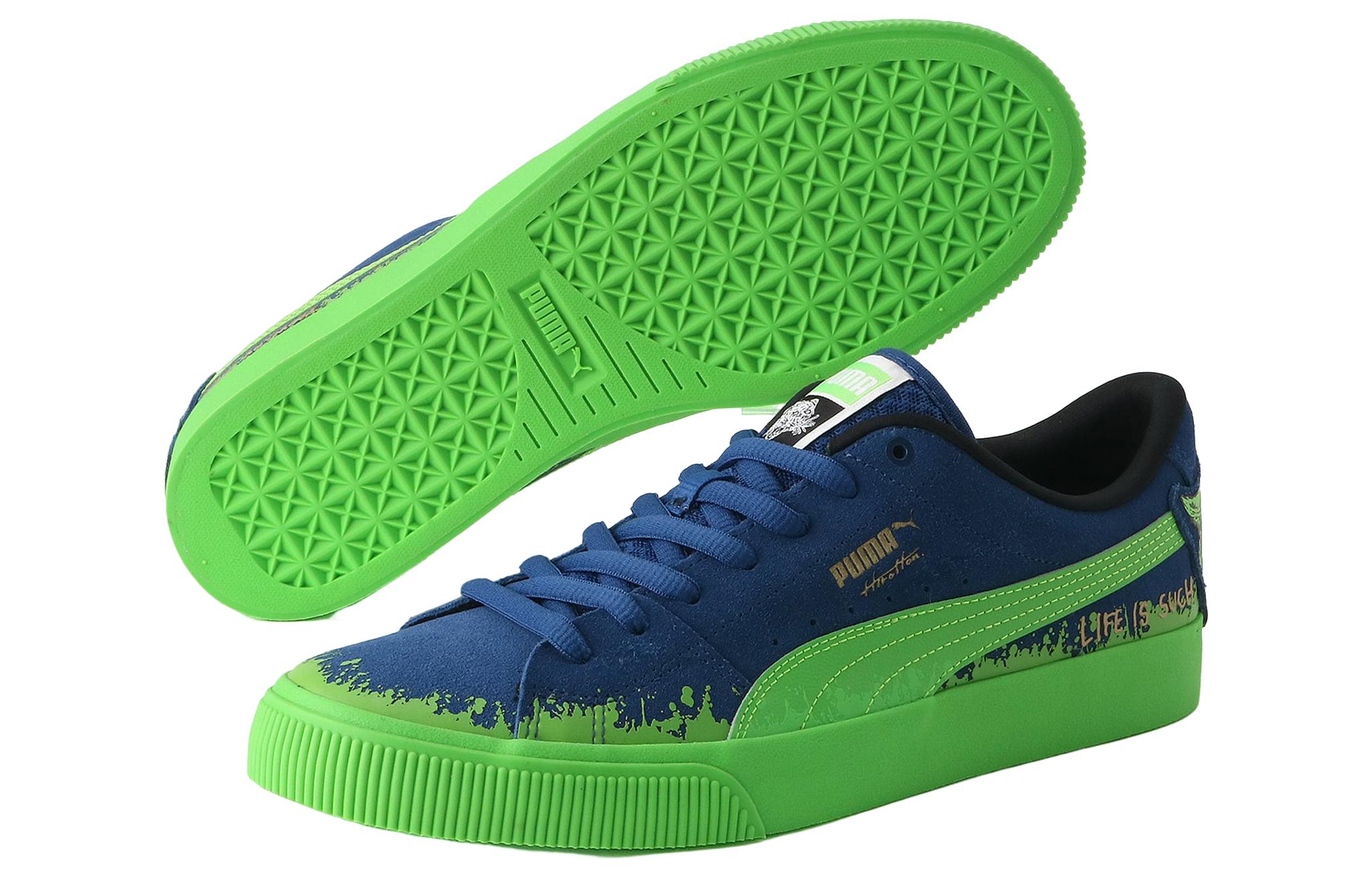 Lookbook Hirotton x Puma Suede Skate 'Limoges-Fluo Hijau' 389991-01
