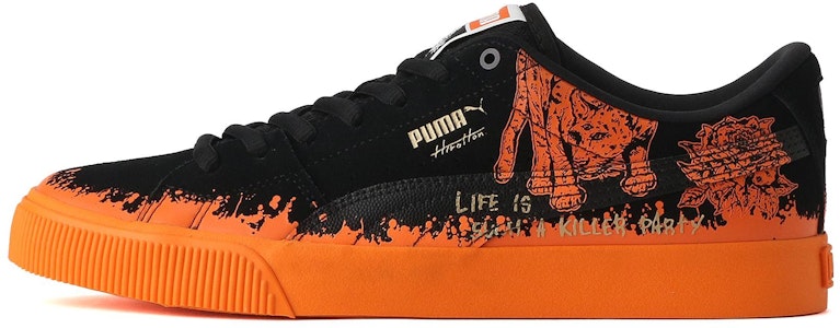 Hirotton x Puma Suede Skate 'Hitam Puma-Oren Vibran' 389993-01 Buy Hirotton x Puma Suede Skate 'Hitam Puma-Oren Vibran' 389993-01