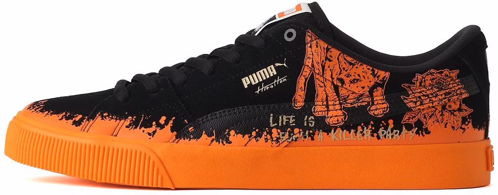 Hirotton x Puma Suede Skate 'Puma Black-Vibrant Orange' 389993-01 Buy Hirotton x Puma Suede Skate 'Puma Black-Vibrant Orange' 389993-01