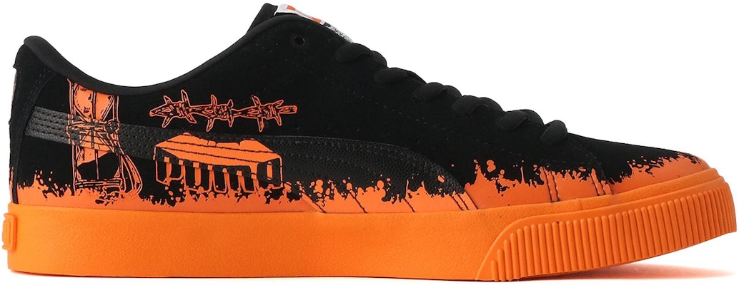 Hirotton x Puma Suede Skate 'Puma Black-Vibrant Orange' 389993-01 Order Hirotton x Puma Suede Skate 'Puma Black-Vibrant Orange' 389993-01