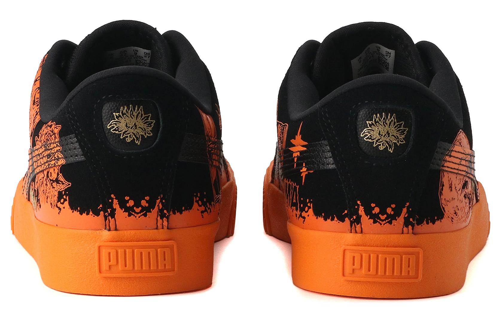 Purchase ヒロットン x プーマ スウェード "黒-鮮橙" 389993-01