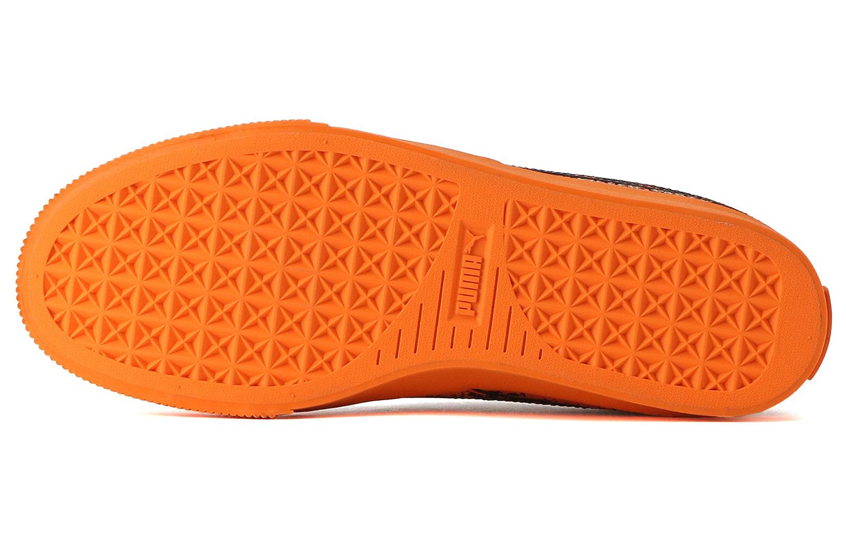 Details for Hirotton x Puma Suede Skate ''Noir Puma-Orange Éclatant'' 389993-01