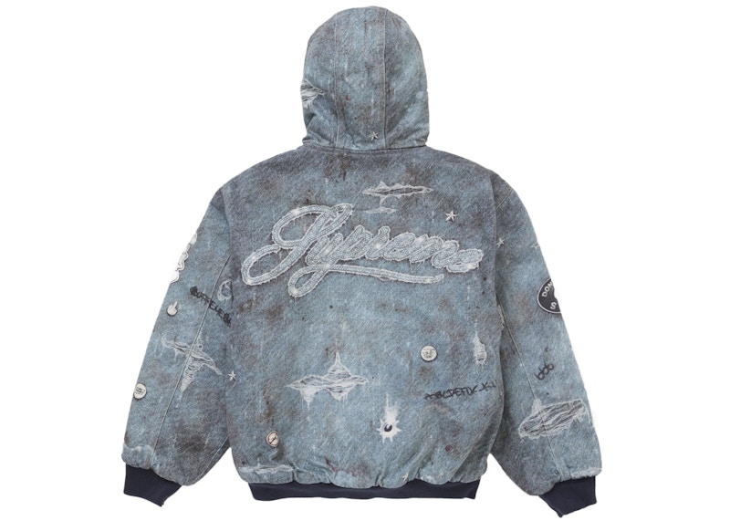 HJR Trompe L'oeil Hooded Work Jacket Blue 圖 3