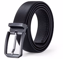 HLA Black Litchi Grain Leather Belt, Matte Buckle, 3.4cm Wide. HXAYDM0ACXM741 HLA Black Litchi Grain Leather Belt, Matte Buckle, 3.4cm Wide. HXAYDM0ACXM741