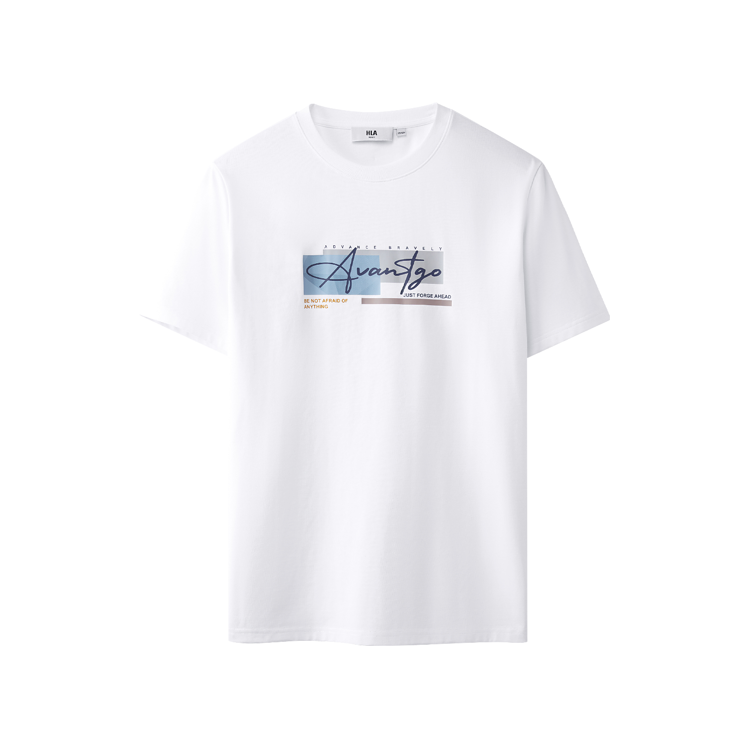 HLA Lightweight Breathable Cooling Short Sleeve T-Shirt - Casual Style HNTBW2W159A