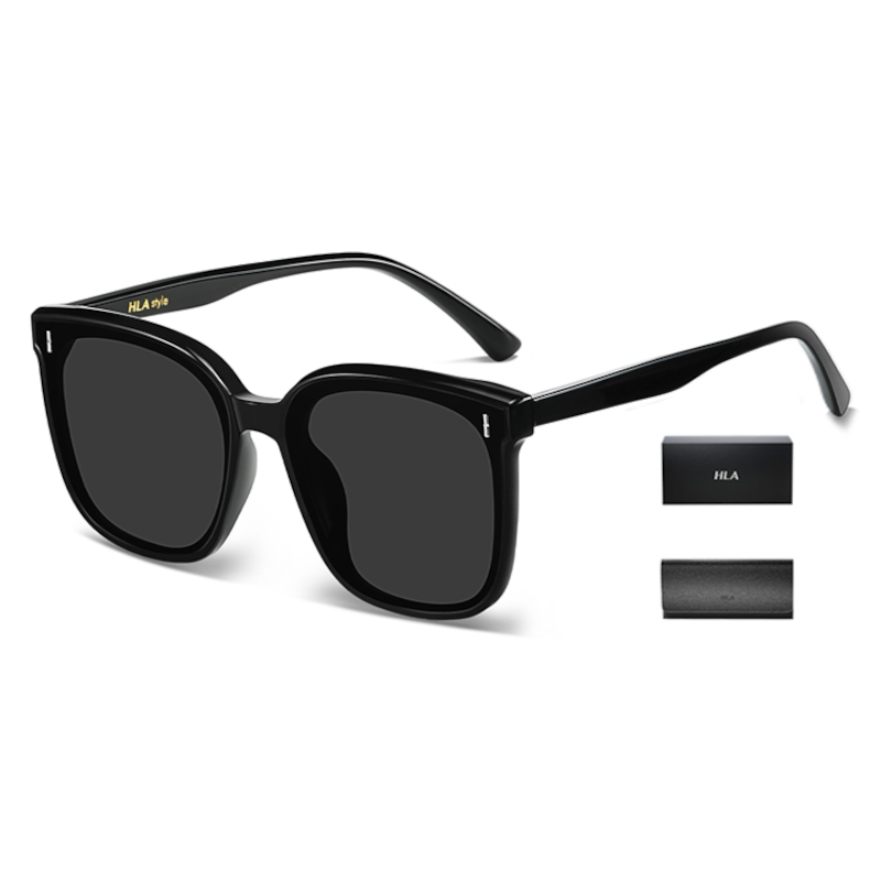 HLA Polarized Lightweight UV Protection Square Sunglasses Unisex Gift Box. HEAMJA0AAAA021