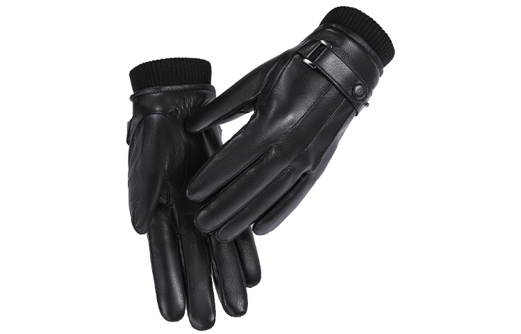 HLA Touchscreen Windproof Thermal Gloves - Synthetic Leather & Wool Blend HXASTM2ACSZ263