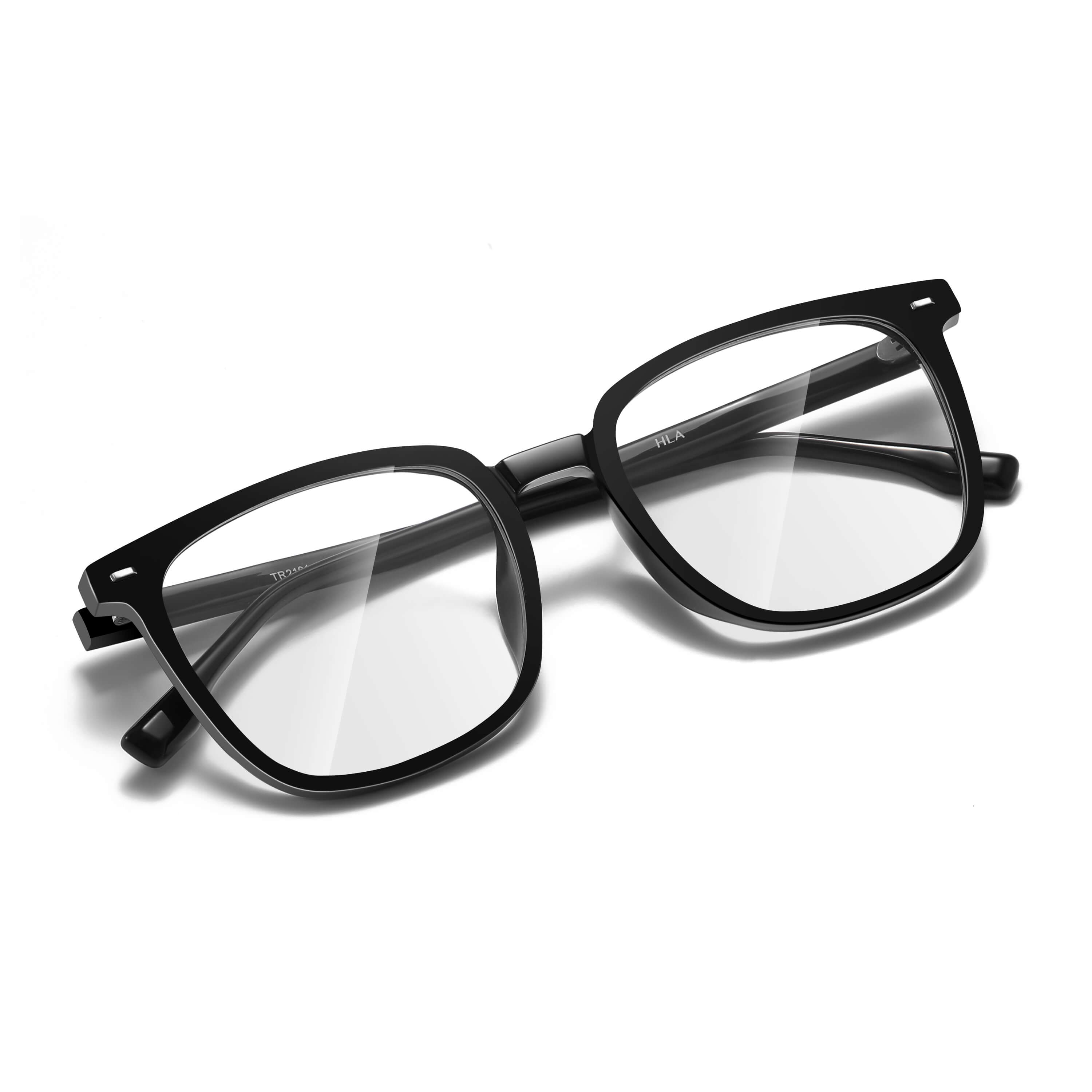 HLA Unisex Square Blue Light Blocking Prescription Optical Glasses HEAGXA0AAAA016