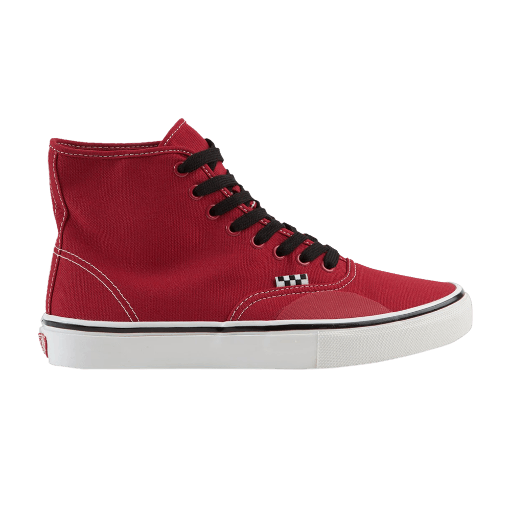 Buy Hockey x Vans Skate Authentic Tinggi 'Andrew Allen - Merah' VN0A4BWO5W1