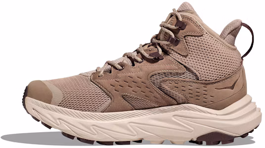 Lookbook HOKA ONE ONE Anacapa 2 舒適氣質百搭 防滑耐磨 中幫 跑步鞋 男款 褐色