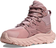 Shop HOKA ONE ONE Anacapa系列 Mid GTX 防滑減震耐磨 中幫 戶外功能鞋 男女同款 粉色