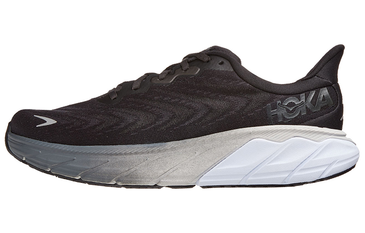 HOKA Arahi 6 'Black White' 1123194-BWHT
