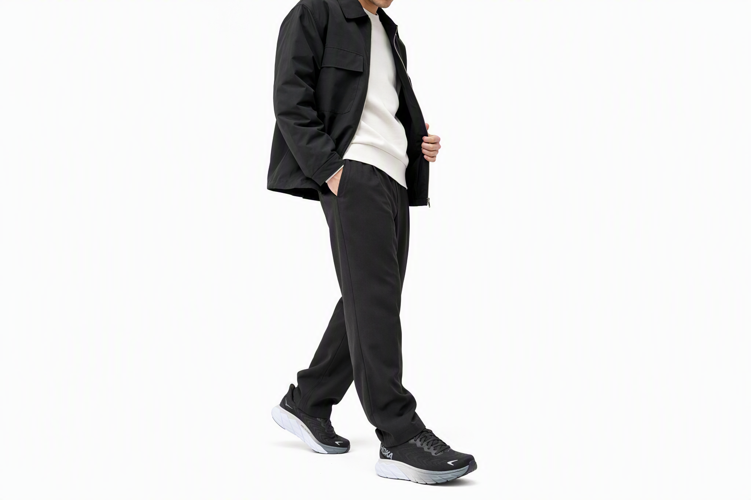 Order HOKA Arahi 6 '黑白配色' 1123194-BWHT