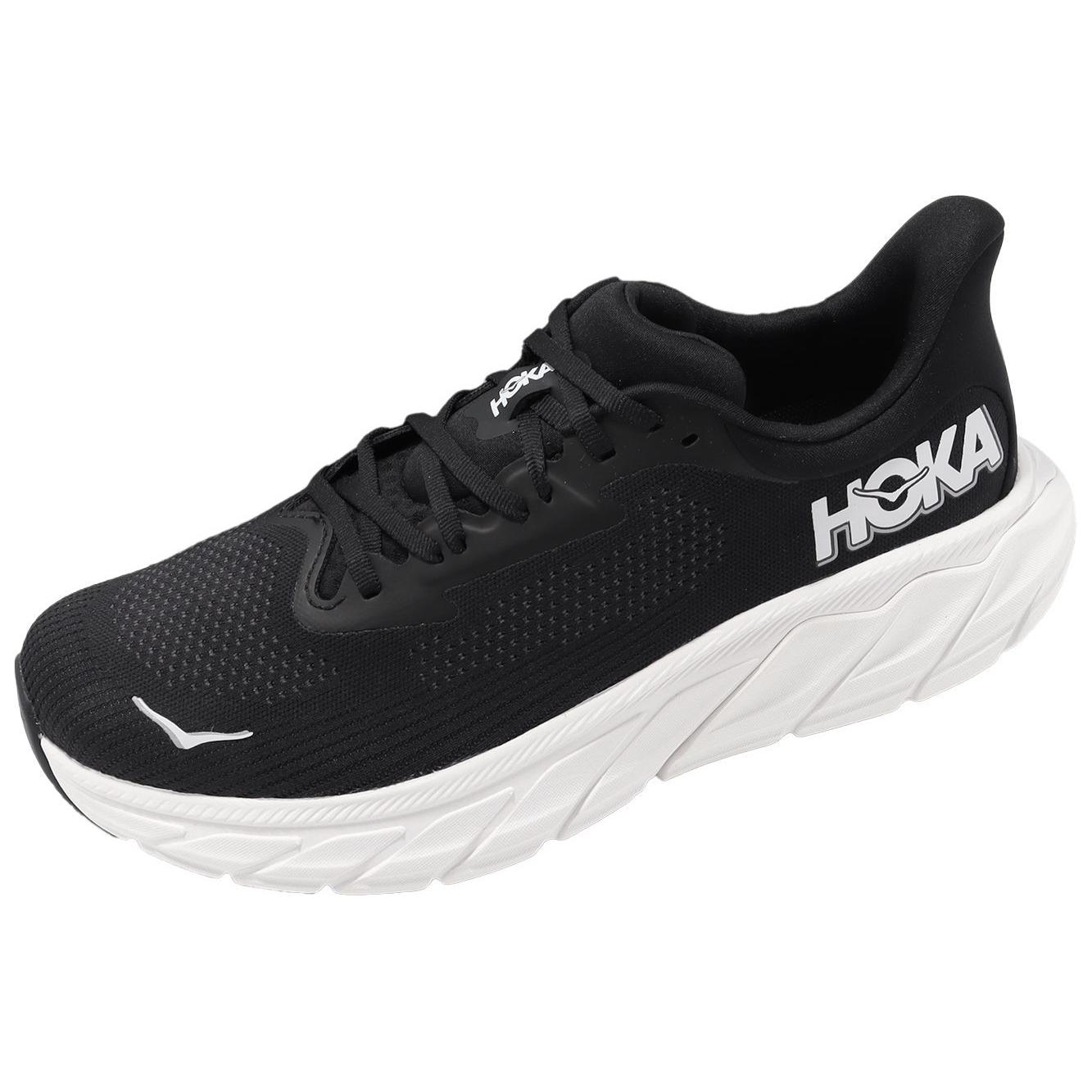 HOKA Arahi 7 2E Wide 'Black White' 1147870-BWHT