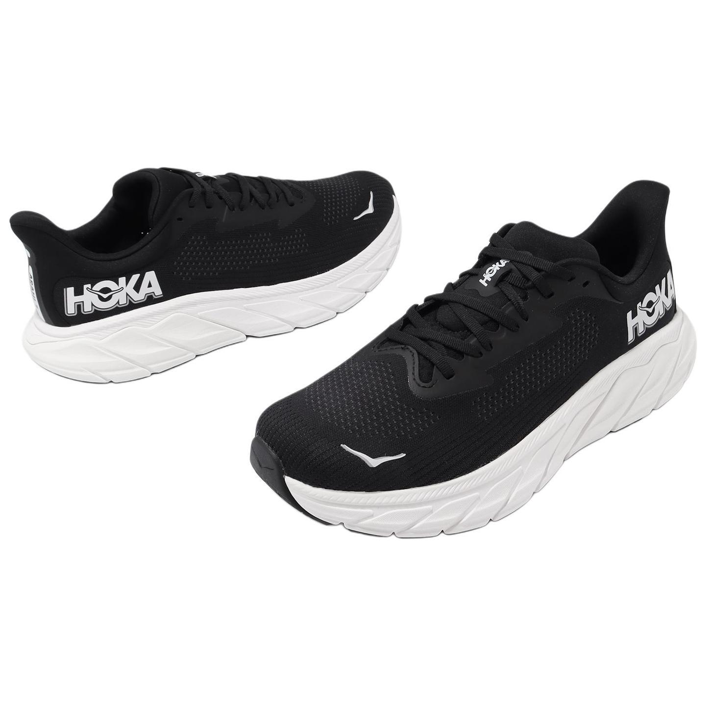 Lookbook HOKA Arahi 7 2E Wide &#x27;Hitam Putih&#x27; 1147870-BWHT