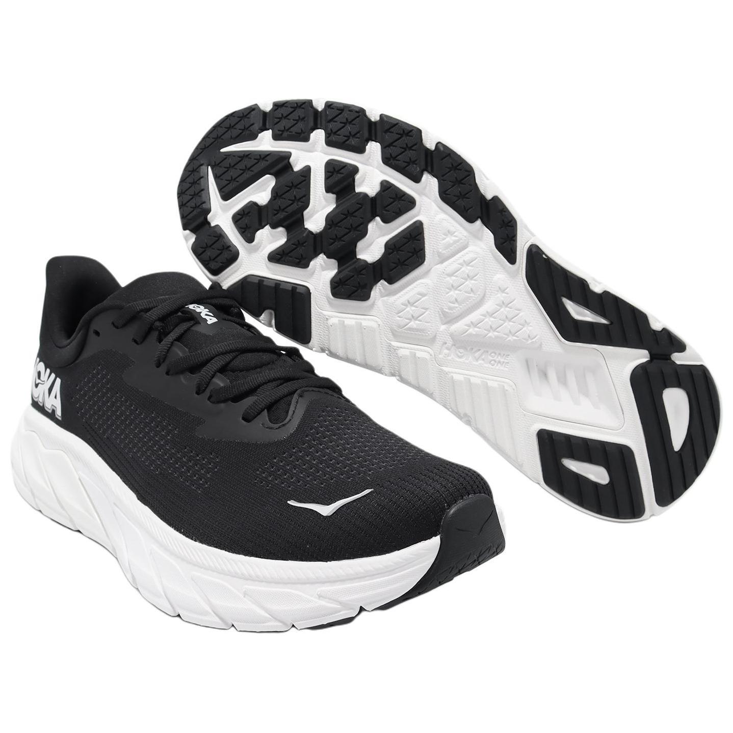 Shop HOKA Arahi 7 2E Wide &#x27;Hitam Putih&#x27; 1147870-BWHT