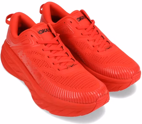 HOKA ONE ONE Bondi 7 低筒跑步鞋 男款 紅色 Lookbook HOKA ONE ONE Bondi 7 低筒跑步鞋 男款 紅色