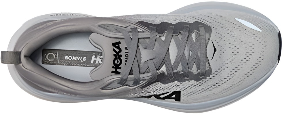 HOKA Bondi 8 2E Lebar 'Abu-abu Hiu' 1127953-SHMS Lookbook HOKA Bondi 8 2E Lebar 'Abu-abu Hiu' 1127953-SHMS