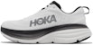 HOKA Bondi 8 2E Lebar 'Putih Hitam' 1127953-WBLC