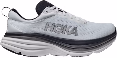HOKA Bondi 8 2E Wide 'White Black' 1127953-WBLC HOKA Bondi 8 2E Wide 'White Black' 1127953-WBLC
