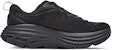 HOKA Bondi 8 4E X-Wide 'Hitam' 1127955-BBLC