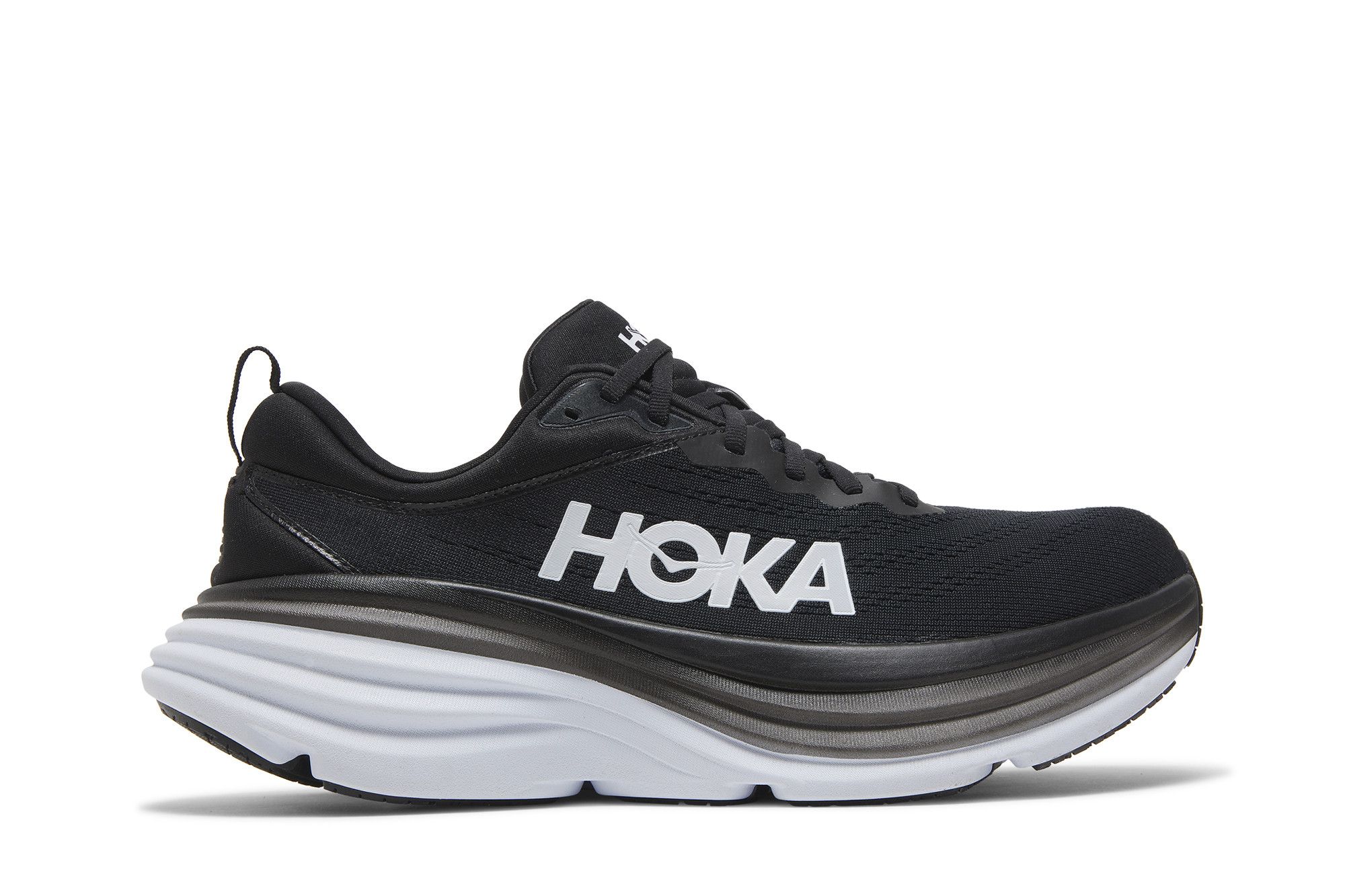 HOKA Bondi 8 'Black White' 1123202-BWHT