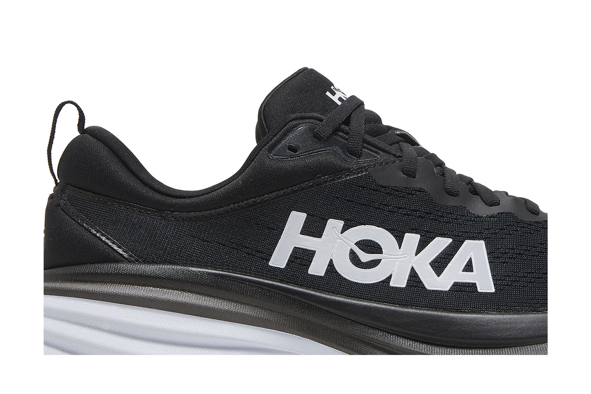 Lookbook HOKA Bondi 8 'Hitam Putih' 1123202-BWHT