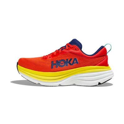 HOKA Bondi 8 'Red Alert Flame'