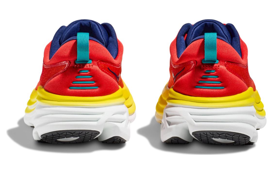 Details for 호카 본디 8 '레드 얼럿 플레임' (Hoka Bondi 8 'Red Alert Flame') 1123202-RAFL