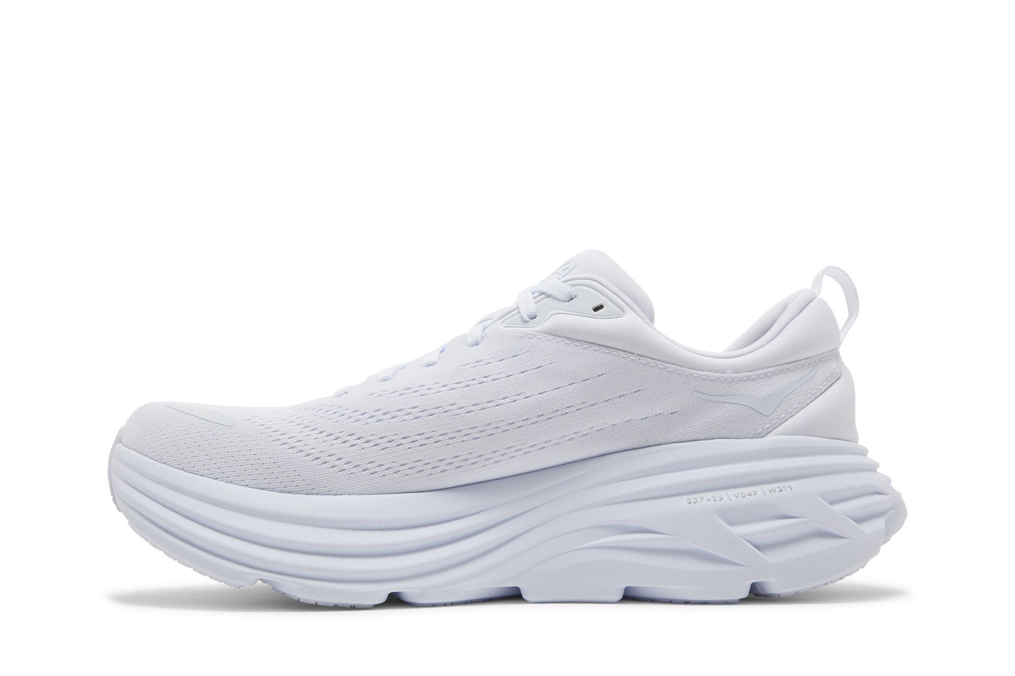 Lookbook HOKA Bondi 8 'Triple White' Sepatu Lari Putih Triple 1123202-WWH