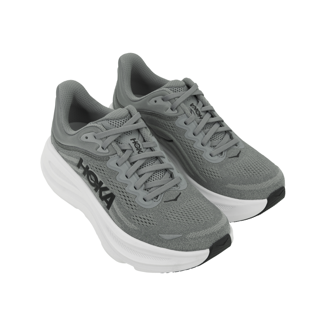 Shop HOKA Bondi 9 2E Wide 'Galactic Grey Stellar Grey' 1162013-GCTC