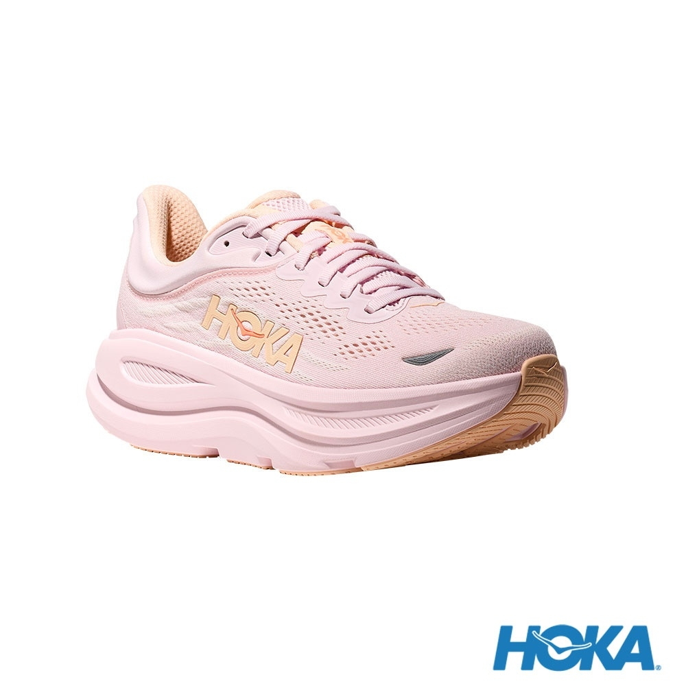 HOKA Bondi 9  Running Shoes Lilac/Orange Red HO1162012LRMT