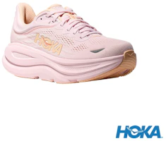 HOKA Bondi 9 Running Shoes Lilac/Orange Red HO1162012LRMT HOKA Bondi 9 Running Shoes Lilac/Orange Red HO1162012LRMT