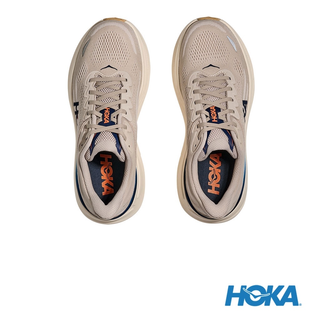 Cheap HOKA Bondi 9 Wide Zapatillas para Correr Gris Barro/Gris Claro HO1162013SCCG