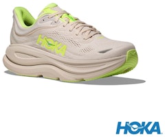 HOKA Bondi 9 Wide Running Shoes Taupe Gray/Neon Yellow. HO1162013GYZ HOKA Bondi 9 Wide Running Shoes Taupe Gray/Neon Yellow. HO1162013GYZ