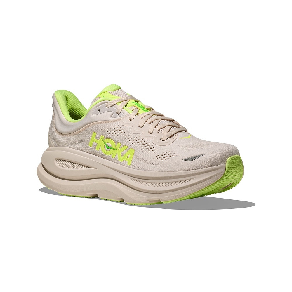 Order Zapatillas para Correr HOKA Bondi 9 Anchas Gris Taupe/Amarillo Neón. HO1162013GYZ