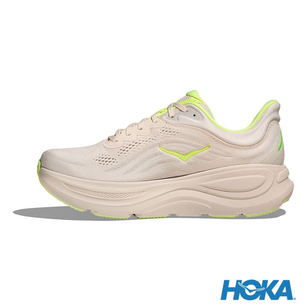 Shop Zapatillas para Correr HOKA Bondi 9 Anchas Gris Taupe/Amarillo Neón. HO1162013GYZ