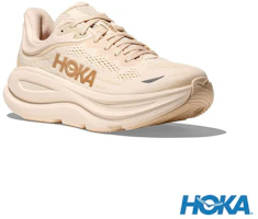 HOKA Bondi 9 Wide Running Shoes Vanilla White/Birch. HO1162014VCH HOKA Bondi 9 Wide Running Shoes Vanilla White/Birch. HO1162014VCH