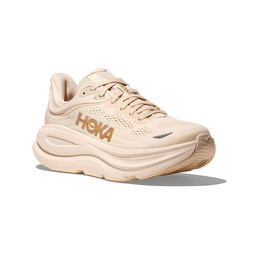 Order HOKA Bondi 9 Wide Zapatillas Running Blanco Vainilla/Abedul. HO1162014VCH