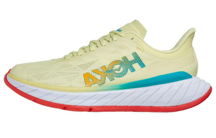 Buy HOKA Carbon X 2 'Luminary Green Hot Coral' Sepatu Lari 1113526-LGHC