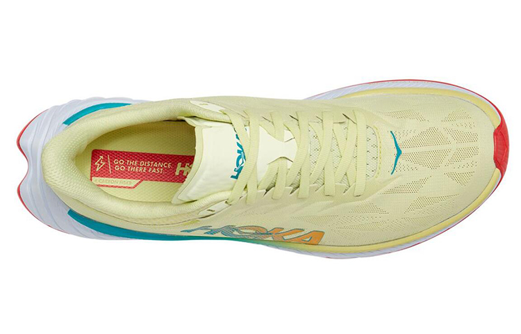 Lookbook HOKA Carbon X 2 'Luminary Green Hot Coral' Sepatu Lari 1113526-LGHC