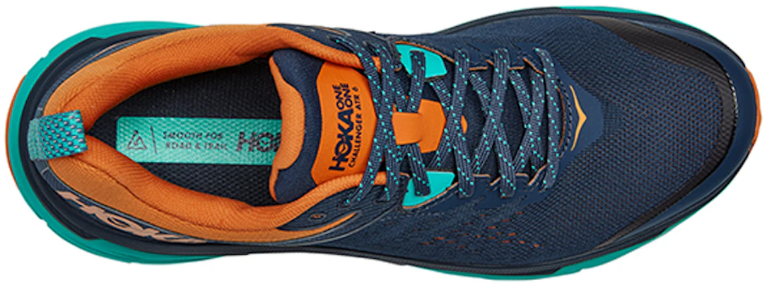 HOKA ONE ONE Challenger ATR 6 專業 低幫 跑步鞋 男款 綠橙色 Lookbook HOKA ONE ONE Challenger ATR 6 專業 低幫 跑步鞋 男款 綠橙色