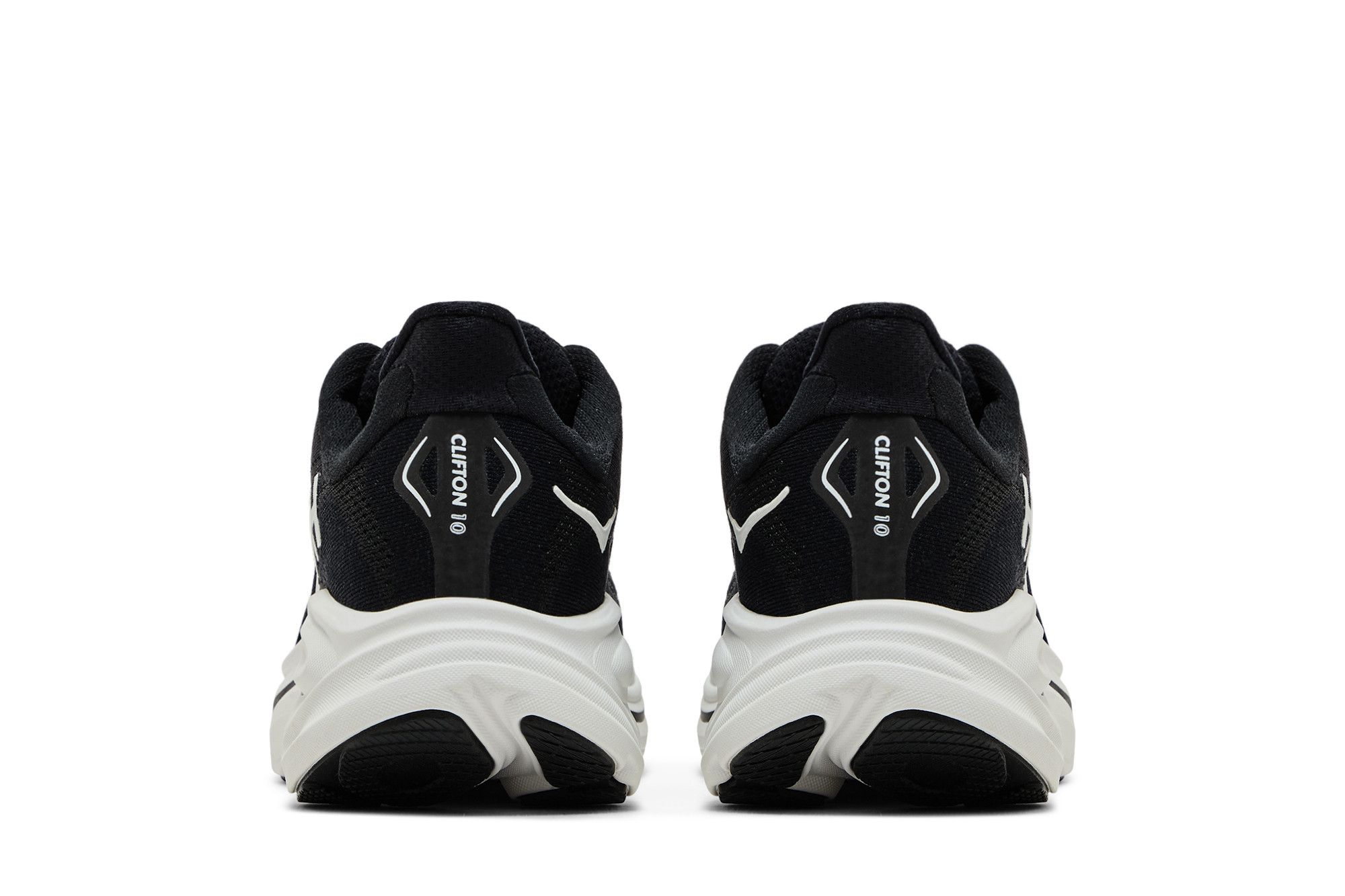 Sizing Hoka One One Clifton 10 黑白配色運動鞋 1162030-BWHT