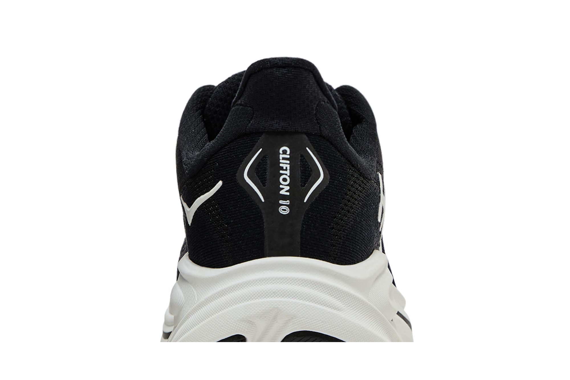 Cheap Hoka One One Clifton 10 黑白配色運動鞋 1162030-BWHT