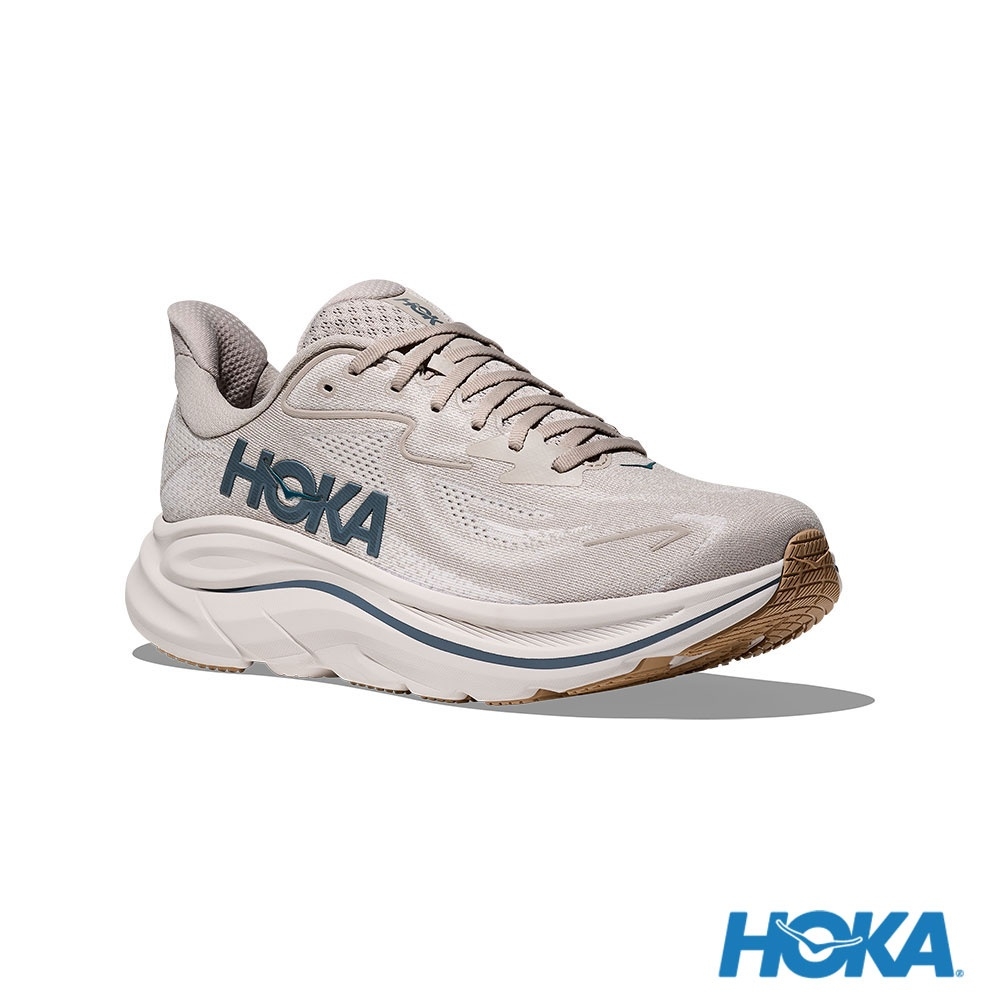 HOKA Clifton 10  Running Shoes Beige Gray/Stone Gray HO1162030PTYG