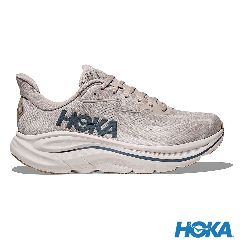Lookbook HOKA Clifton 10 跑鞋 米灰/石灰 HO1162030PTYG