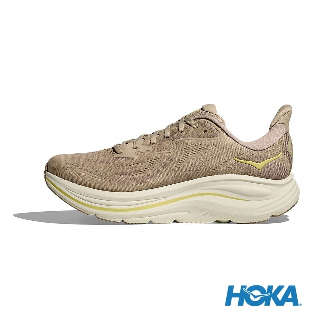 Shop HOKA Clifton 10 Kasut Lari Linen/Rock Gray HO1162030RNN