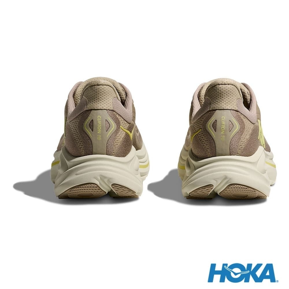 Sizing HOKA Clifton 10 Kasut Lari Linen/Rock Gray HO1162030RNN