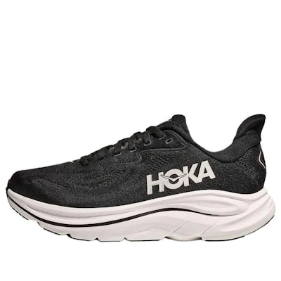 HOKA Clifton 10 Wide 'Black White'