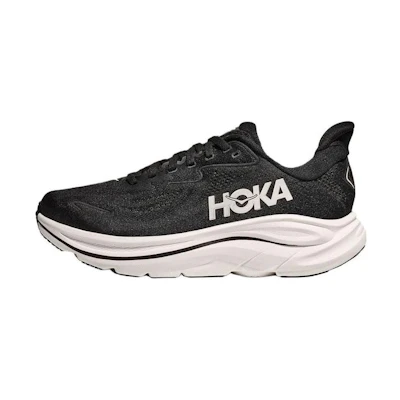 HOKA Clifton 10 Wide 'Black White'